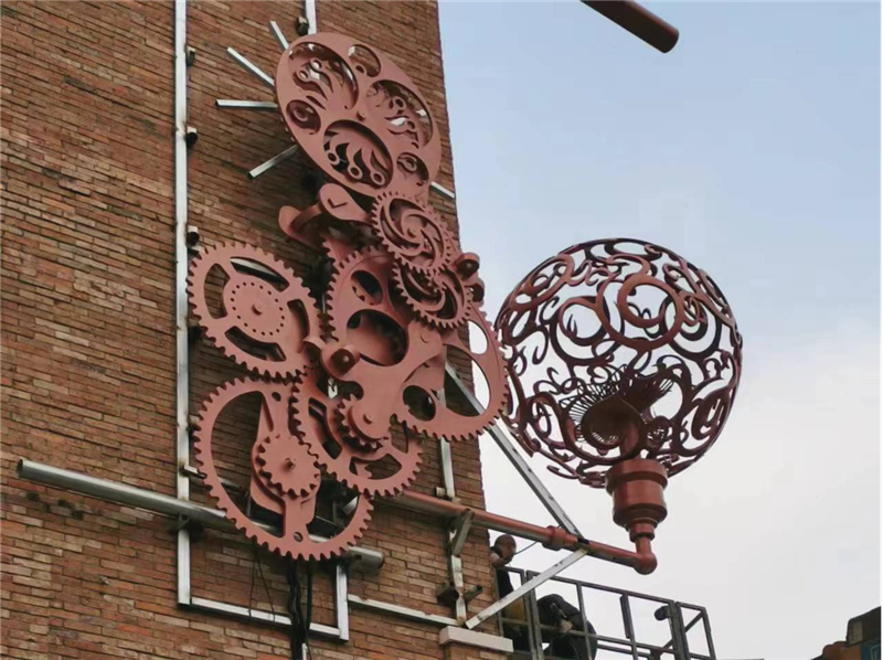 創(chuàng)意景觀(guān)小品，激活九江大中路商業(yè)街客流